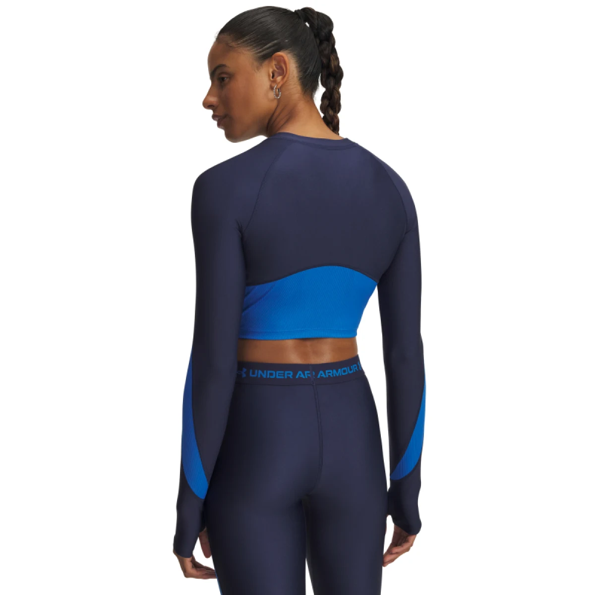 Dámske tréningové tričko s dlhým rukávom UNDER ARMOUR UA HG Rib 1 4 Zip · záber 3