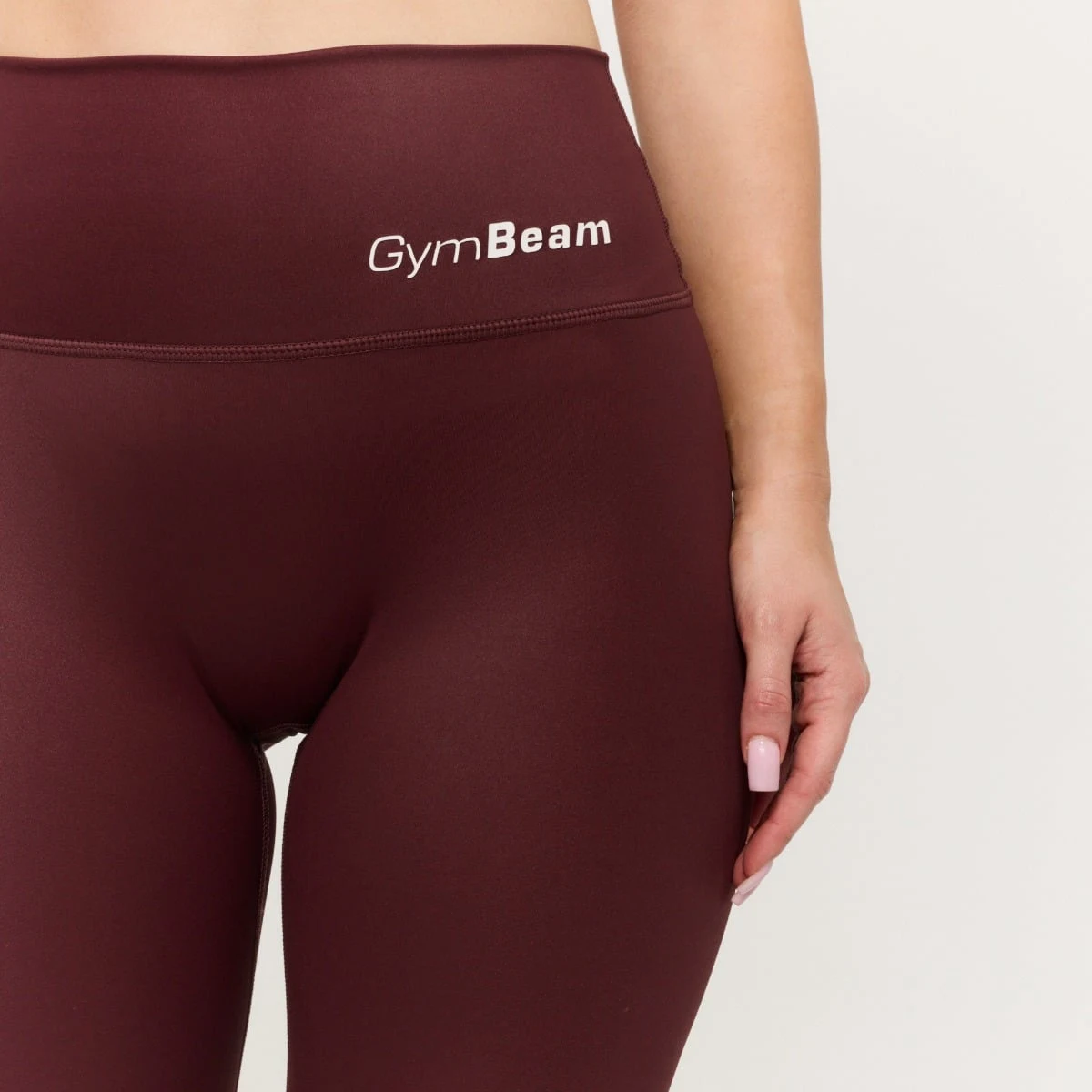 GymBeam Dámské legíny Prime Fig - Velikost: XS | Barva: Červená | Hmotnost: 0,145 kg | Balení: 114 · záber 3
