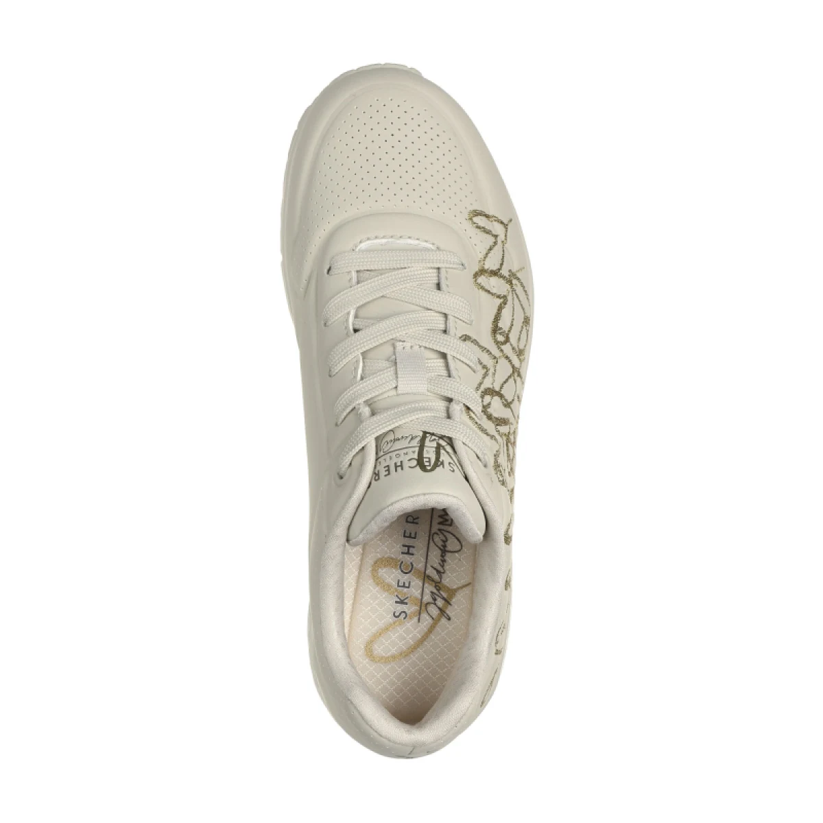 Dámská rekreační obuv SKECHERS Uno Golden Heart W natural gold · záber 4