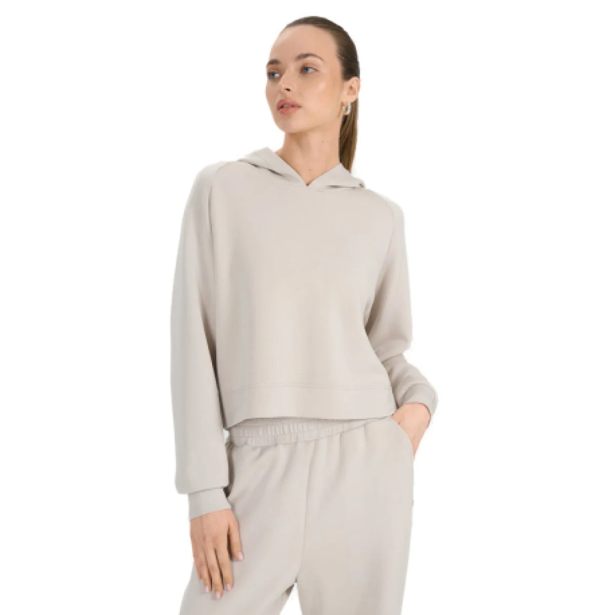 Dámská mikina s kapucí 4F SWEATSHIRT F1562-83S-BEIGE · záber 1