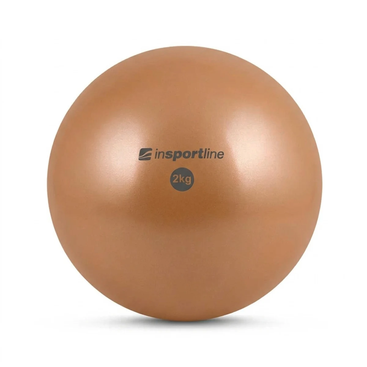 Joga lopta inSPORTline Yoga Ball 2 kg - Farba: hnedá · záber 1