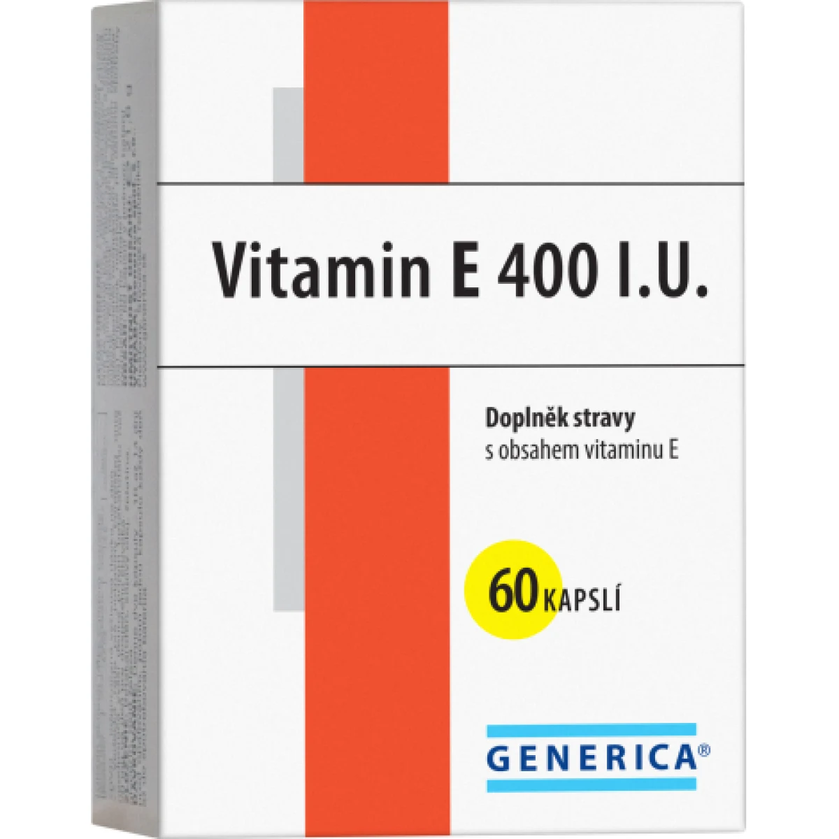Generica Vitamin E 400 I.U. 60 cps · záber 2