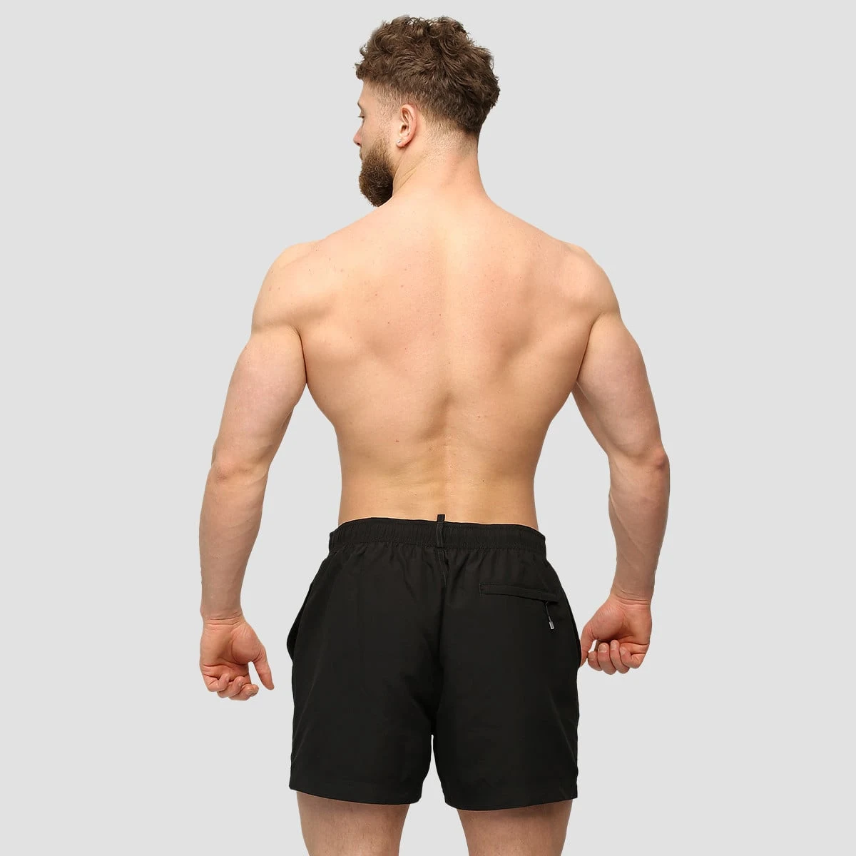 GymBeam Pánské plavecké šortky ARUBA Black · záber 4