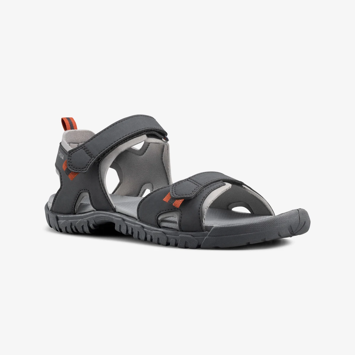QUECHUA Pánske turistické sandále NH100 sivé 47 · záber 1