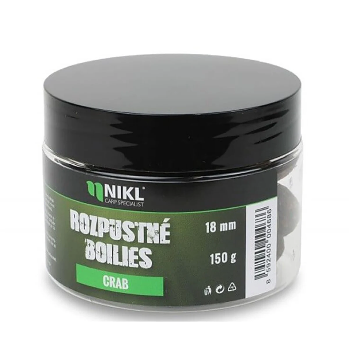 Rozpustné boilie NIKL Crab · záber 1