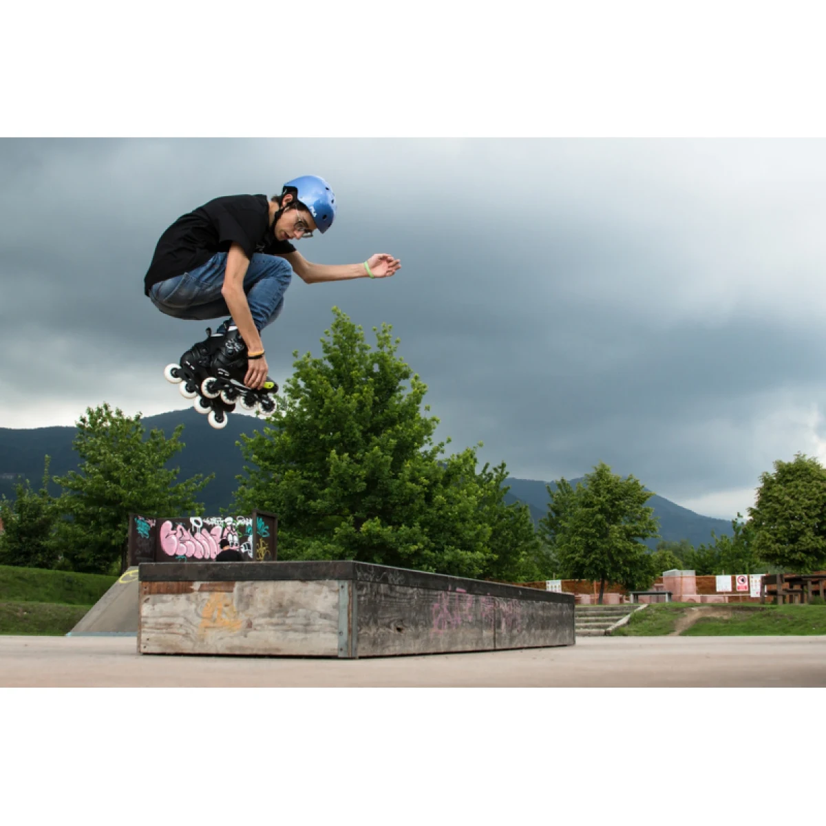 Kolieskové korčule FILA SKATES (II. Quality) NRK FUN BLACK YELLOW MAGENTA · záber 3