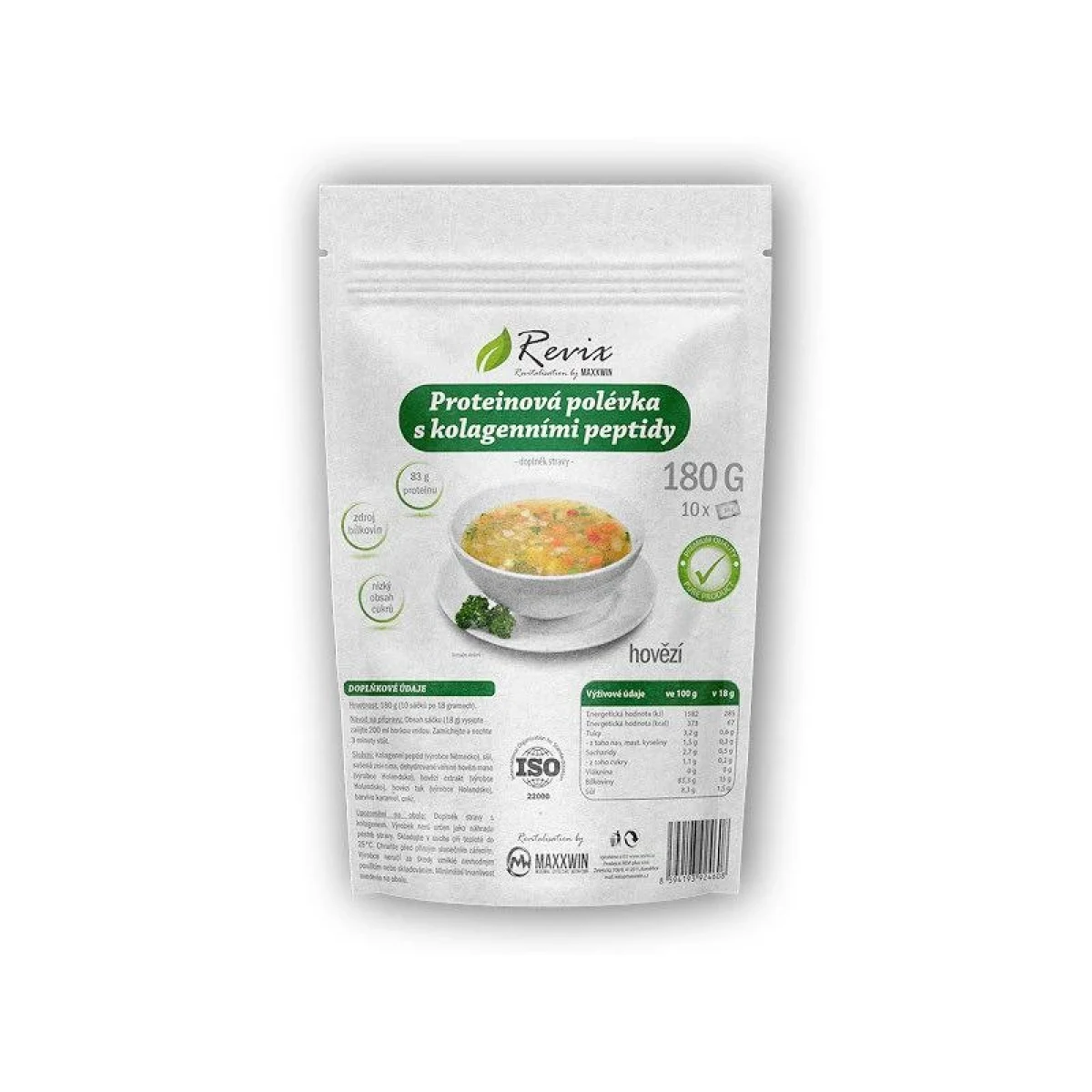 Revix by Maxxwin Proteinová polévka + kolagen peptidy 180g · záber 1