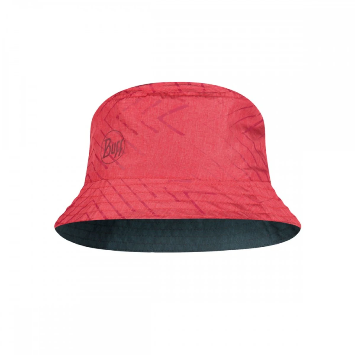 Klobúk BUFF TRAVEL BUCKET HAT COLLAGE RED-BLACK -RED-Standard · záber 2