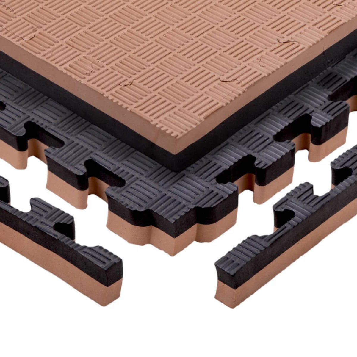 inSPORTline Malmeida mocha mousse-čierna, vzor 5 prúžkov · záber 1