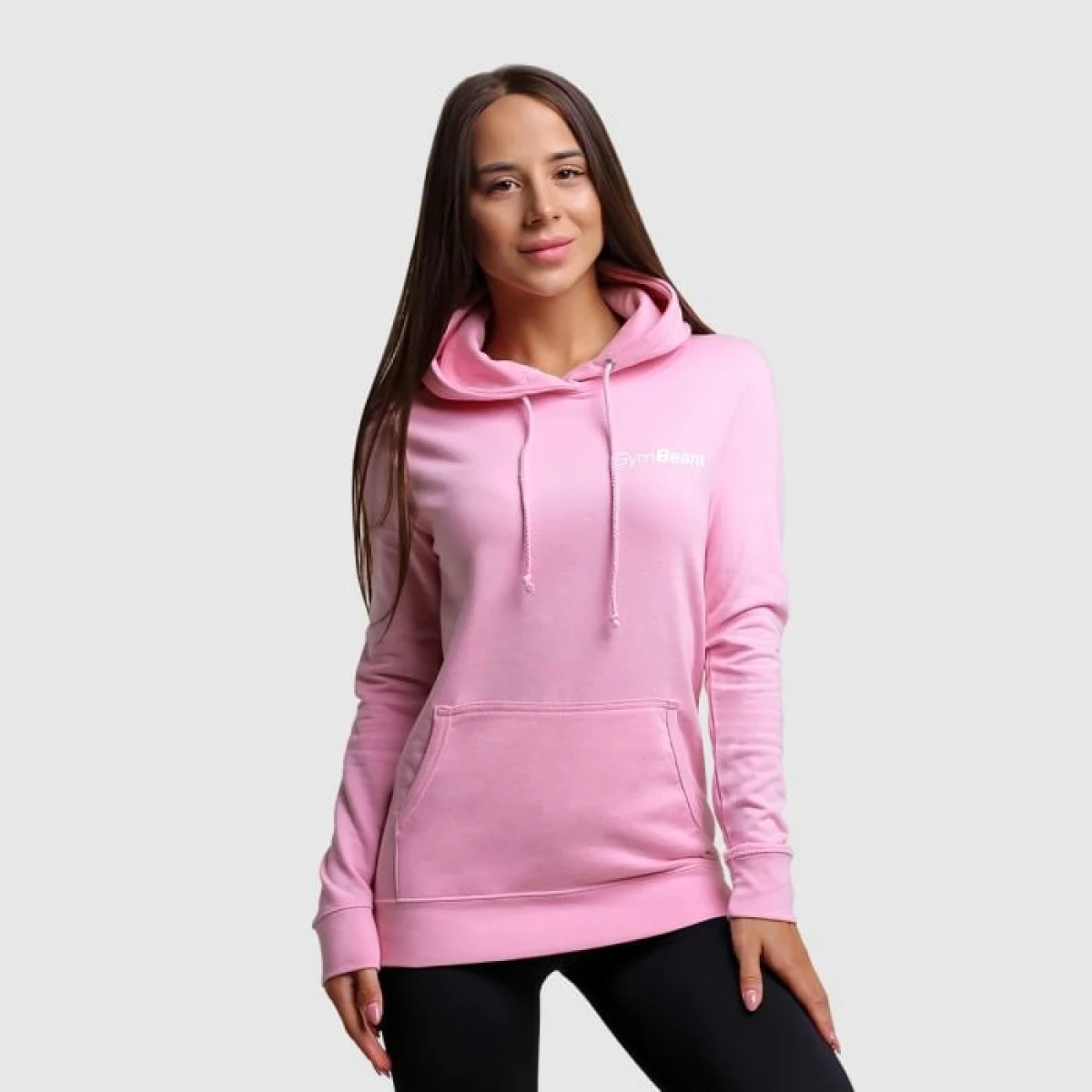 Дамски суичър PRO Baby pink - GymBeam - Размер: XS | Тегло: 0,38 g | Опаковка: 24 · záber 1