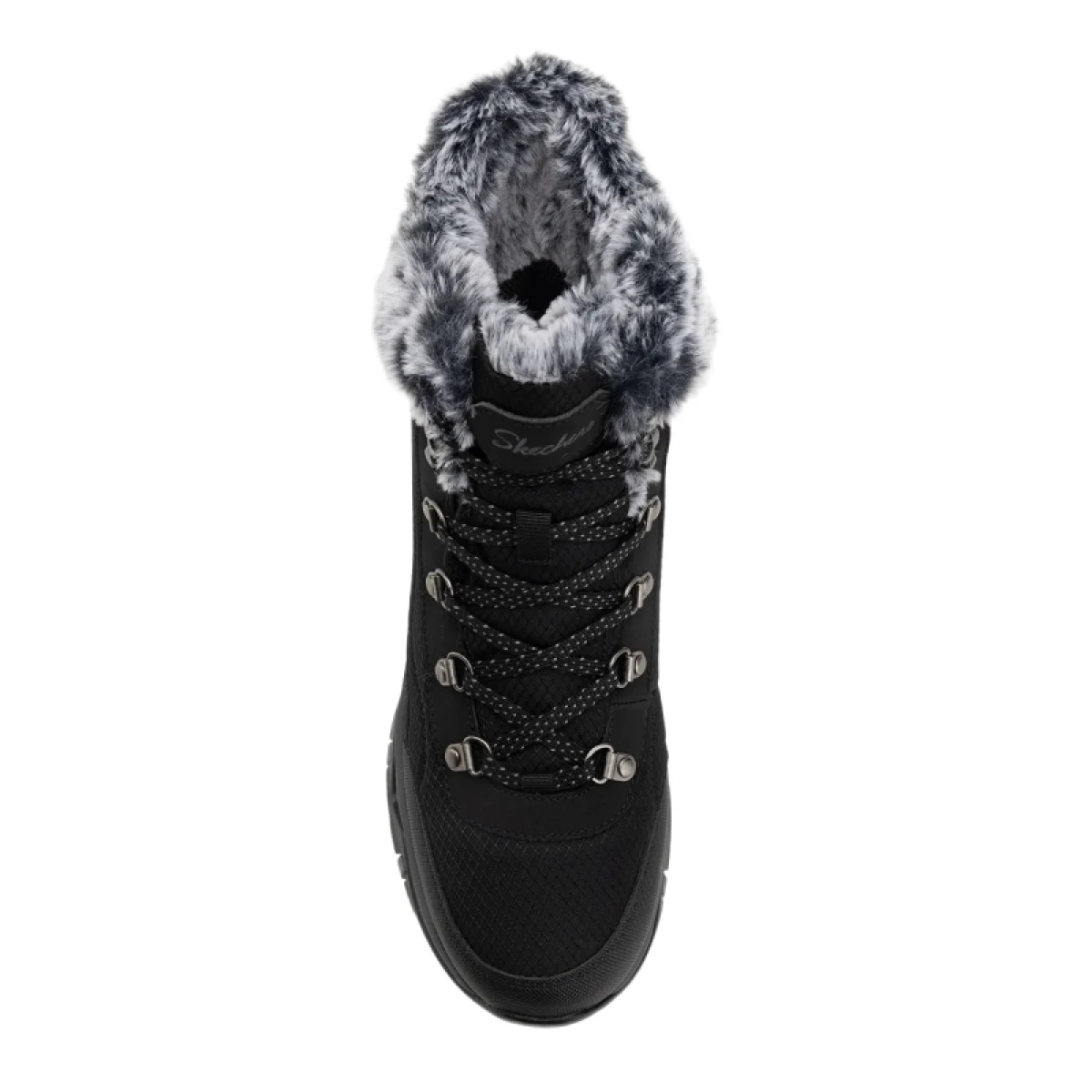 Dámske vysoké zimné topánky SKECHERS Trego Stormie WP W black black · záber 4
