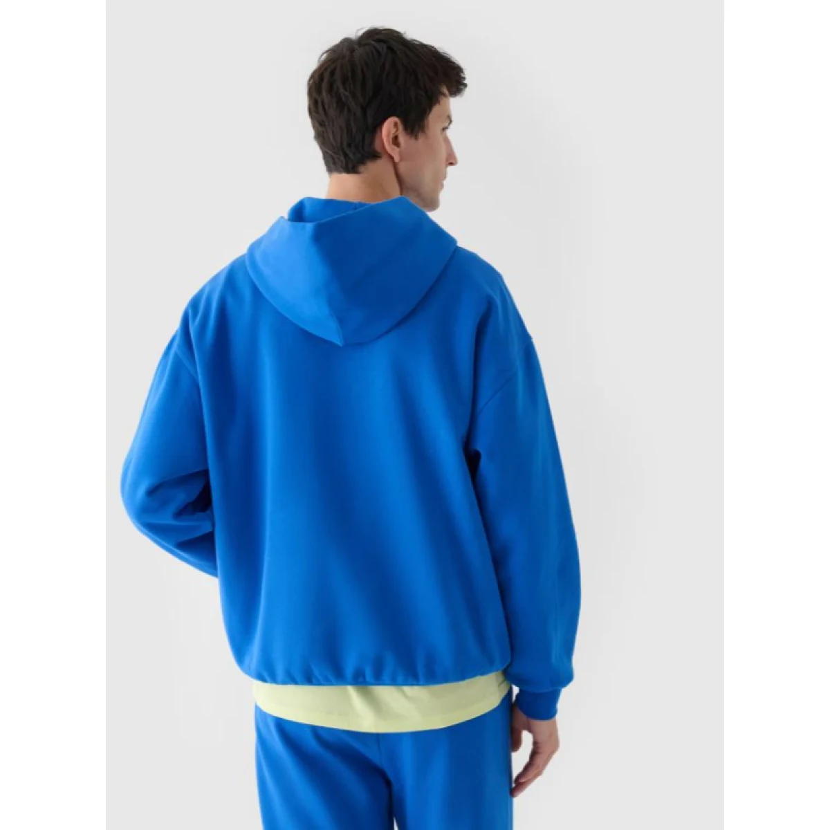 Pánská mikina s kapucí 4F SWEATSHIRT-WAW24TSWSM1311-36S-COBALT · záber 4