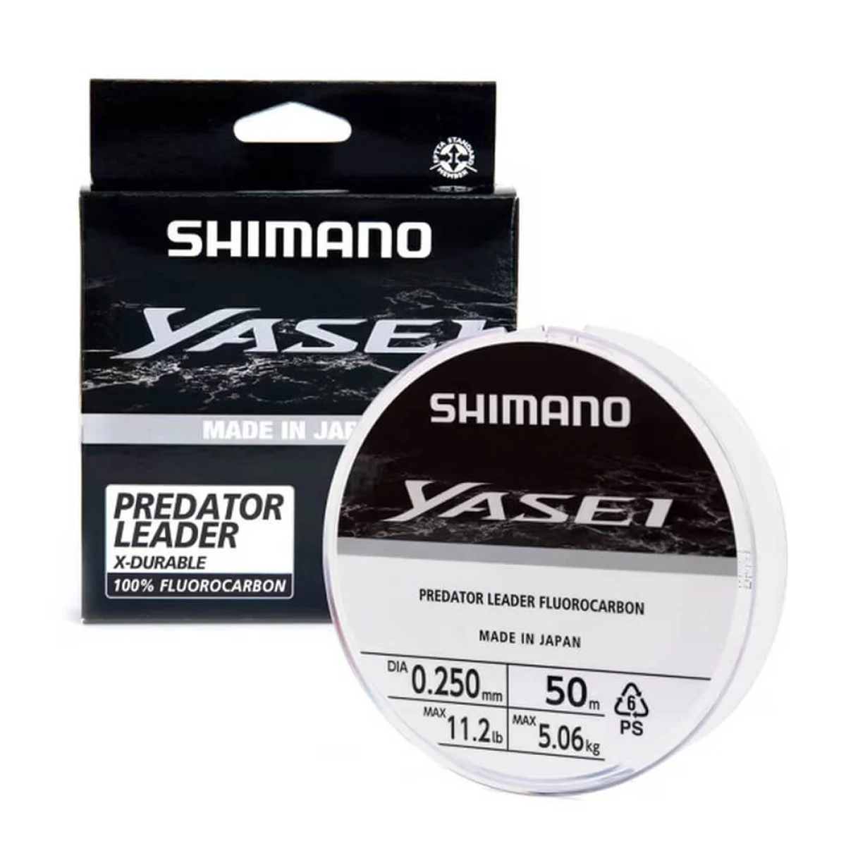 SHIMANO Line Yasei Fluoro Leader Grey priemer 0,20 mm, nosnosť 3,05 kg, balenie 50 m · záber 1