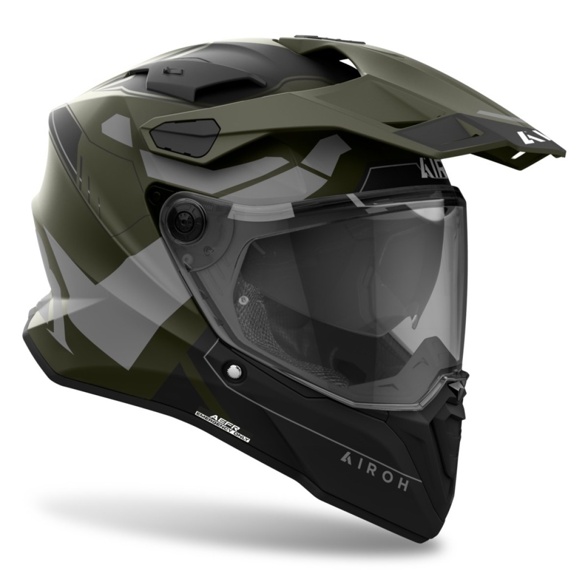 AIROH Commander 2 Reveal matná military zelená XS (53-54) · záber 2