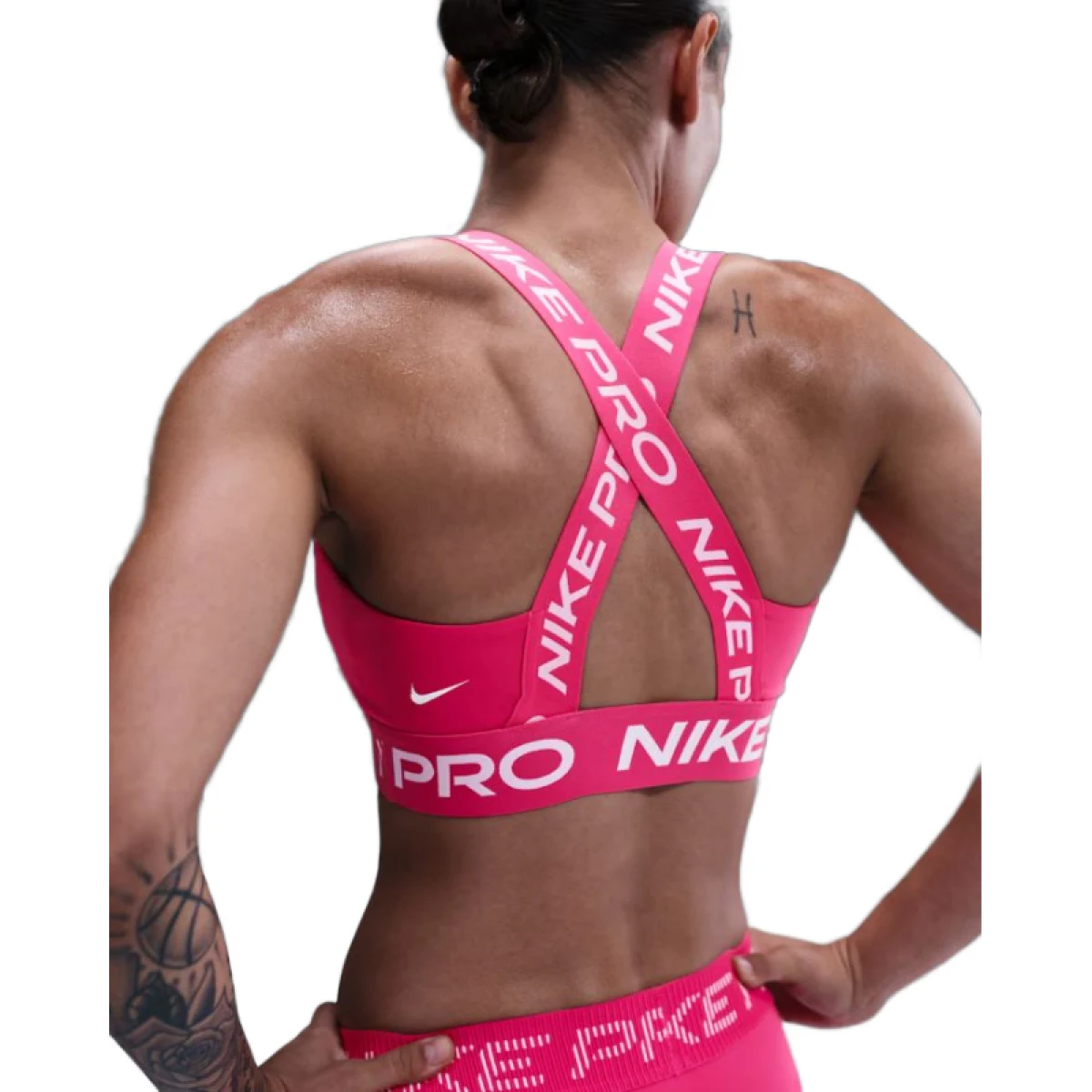 Dámska tréningová športová podprsenka NIKE PRO W NP BRA TT RUSH PINK RUSH PINK WHITE · záber 2