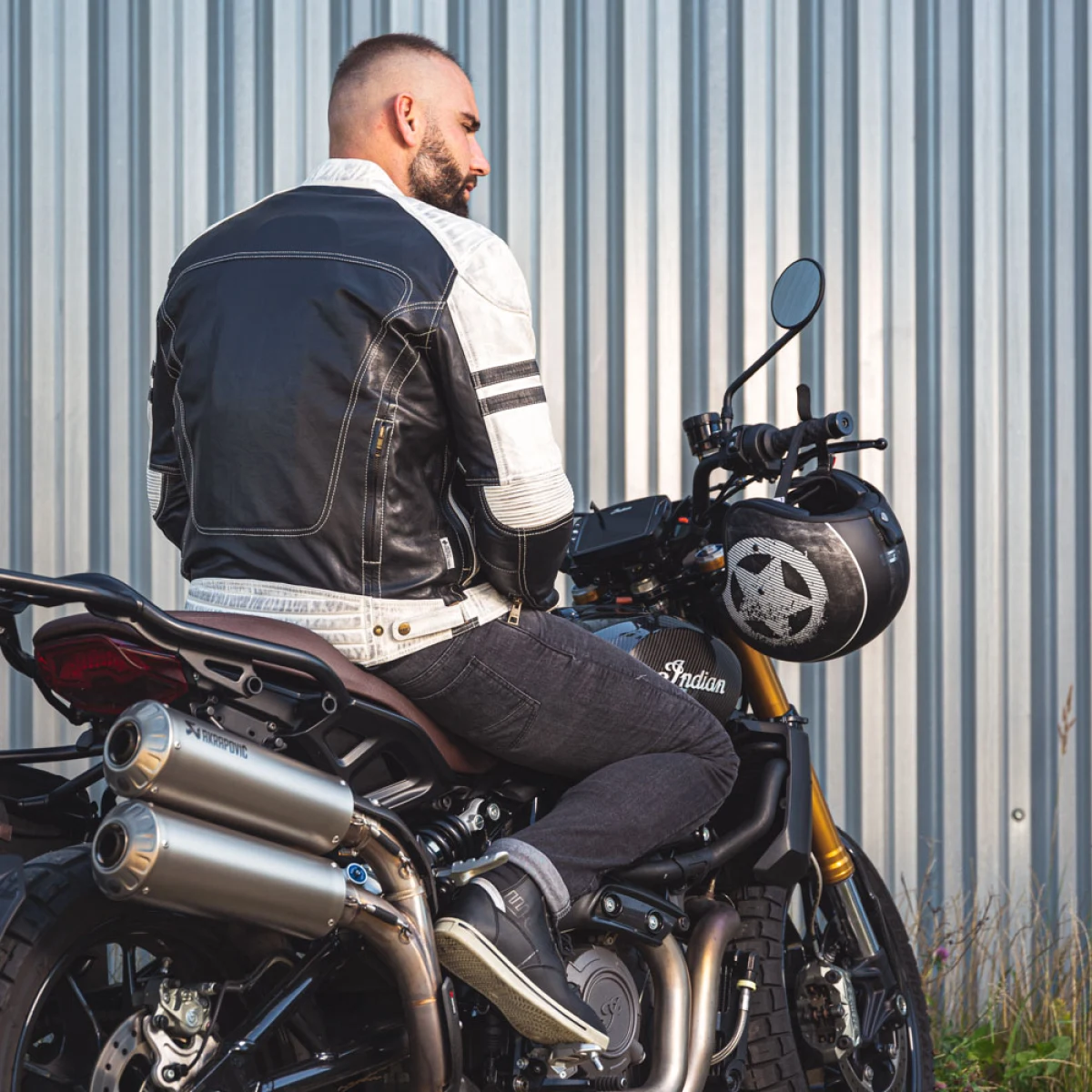 Moto topánky W-TEC Culabus Farba čierno-šedá, · záber 4