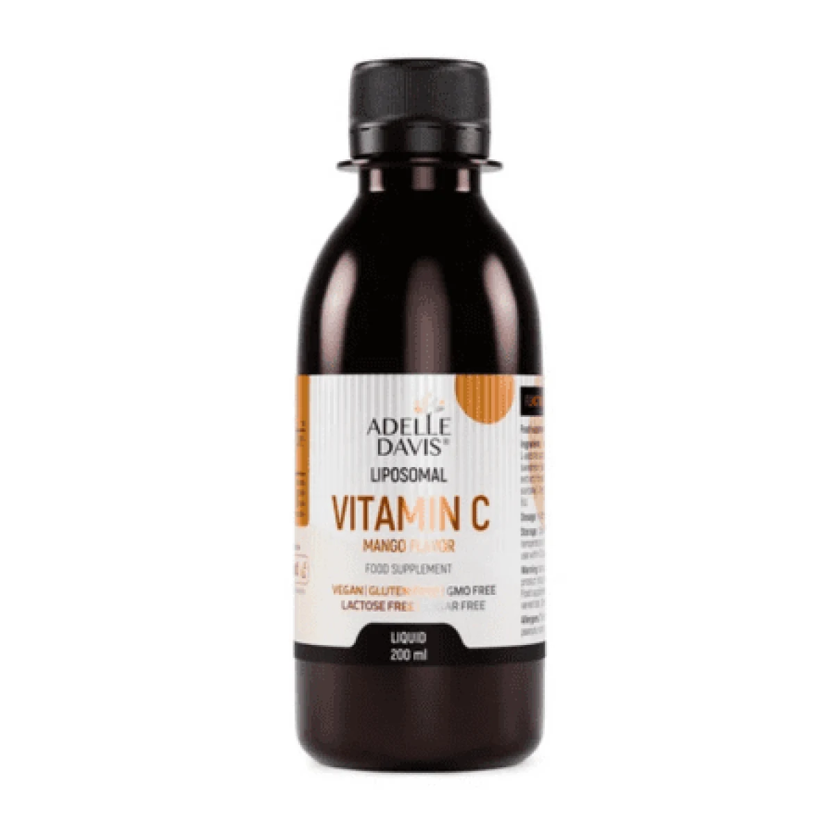 Adelle Davis Lipozomálny vitamín C tekutý príchuť mango 200 ml · záber 1