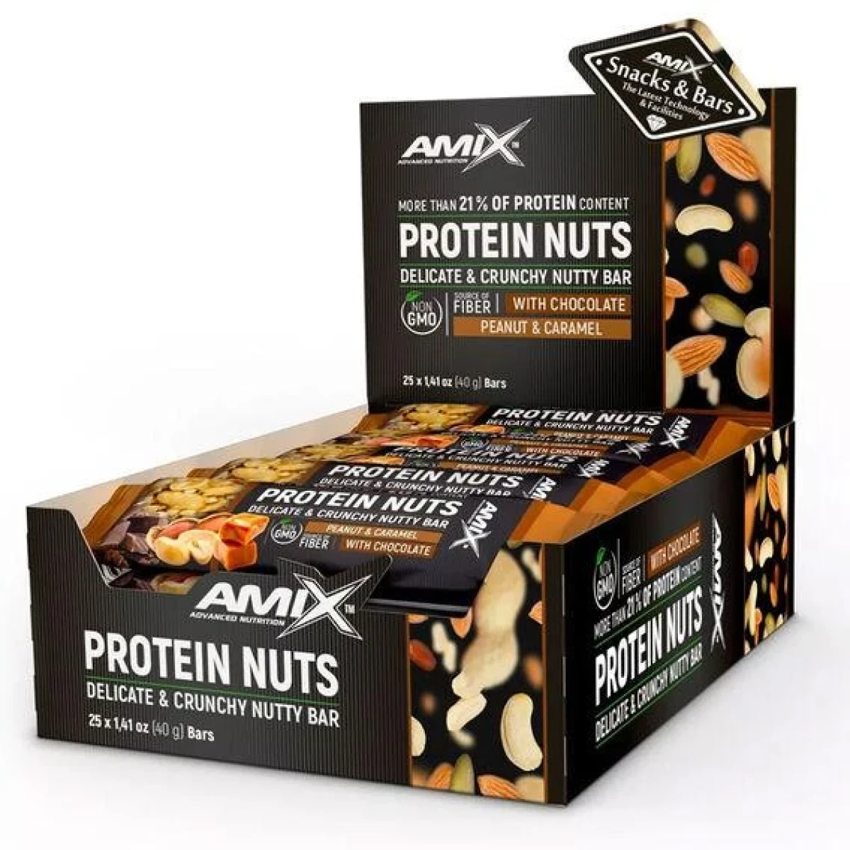 Amix Nutrition Protein Nuts Bar 40g · záber 1