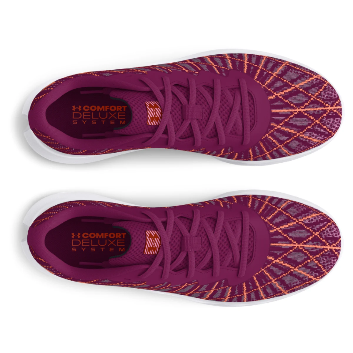 Dámská běžecká obuv UNDER ARMOUR UA W Charged Breeze 2 purple gemini flare orange orange · záber 4