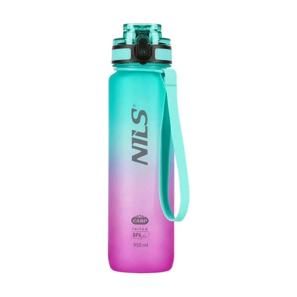 Nils Tritanová láhev na pití Camp NCD04 950 ml zeleno-růžová · záber 1