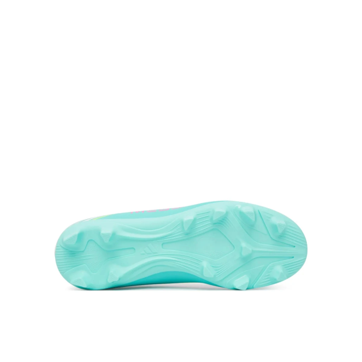 Chlapčenské futbalové kopačky outdoorové ADIDAS F50 Messi Club Jr FG MG cloud white lucid pink flash aqua · záber 5
