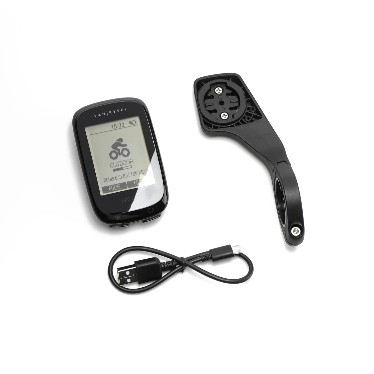 VAN RYSEL Cyklopočítač 500 GPS bez · záber 2