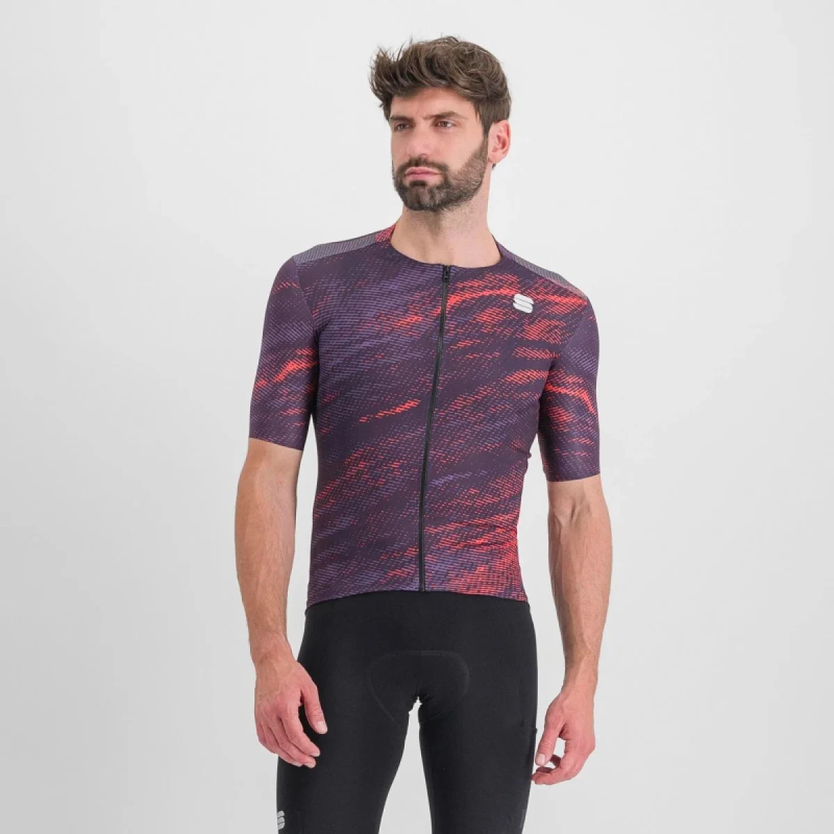 Pánský cyklistický dres s krátkým rukávem SPORTFUL Cliff supergiara jersey, nightshade · záber 2