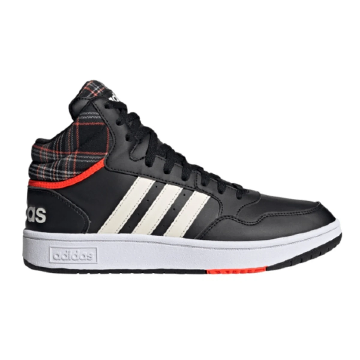 Pánská rekreační obuv ADIDAS Hoops 3.0 Mid core black cloud white grey two · záber 1