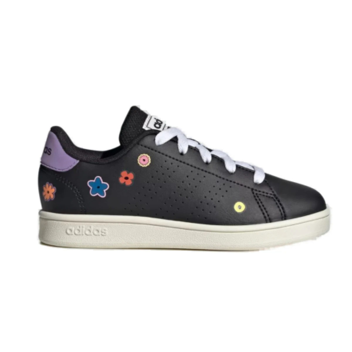 Lány szabadidőcipő ADIDAS Advantage core black core black violet fusion · záber 1