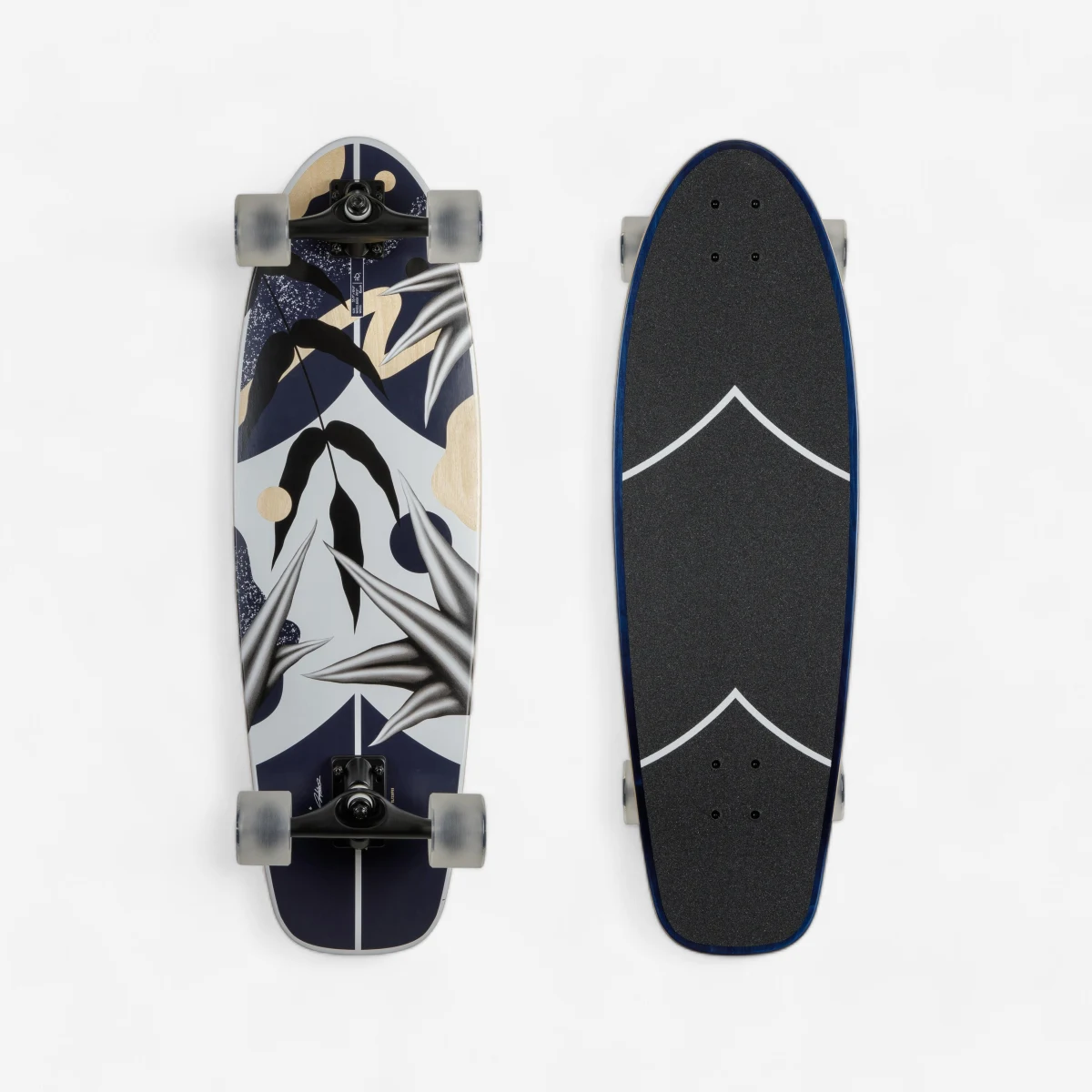DECATHLON Longboard Surfskate Cruising 33" Natura modrý bez · záber 1