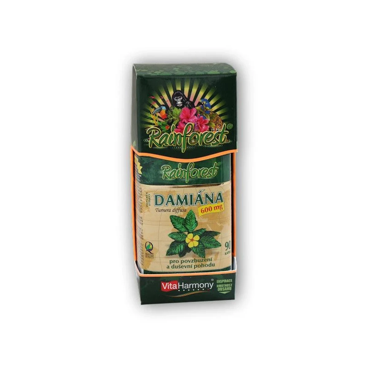 VitaHarmony Damiána 600mg 90 kapslí · záber 1
