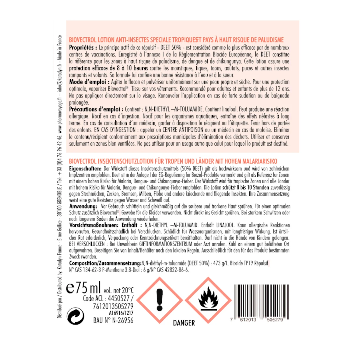 KATADYN Repelent proti hmyzu v spreji Deet 50 % 75 ml 100 ml · záber 2