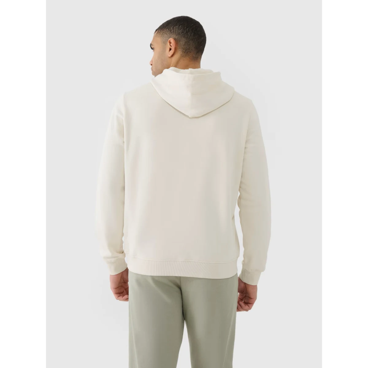 Pánská mikina s kapucí 4F SWEATSHIRT M1585-12S-CREME · záber 3