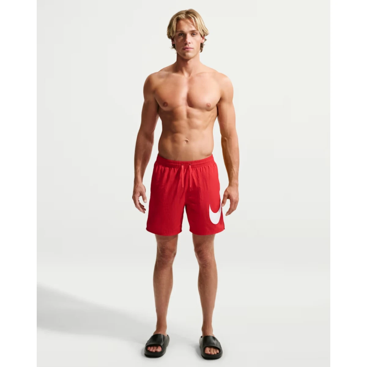 Férfi fürdőnadrág NIKE SWIM Specs Taslan 7 RED · záber 4