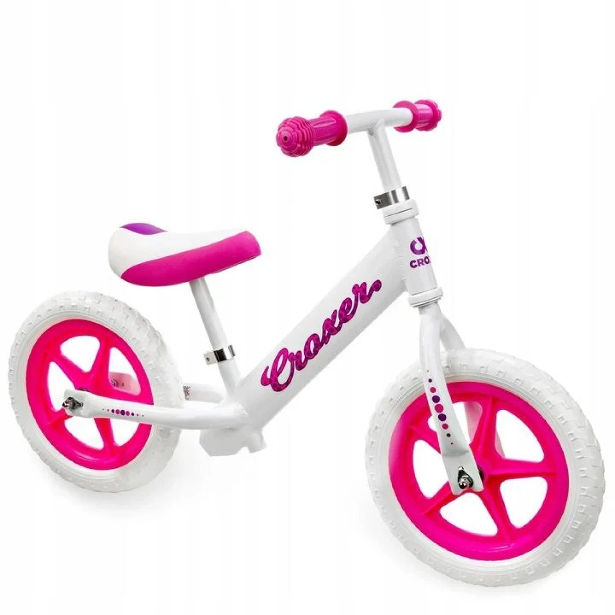 Croxer Cadea 12 white/pink dětské odrážedlo · záber 1