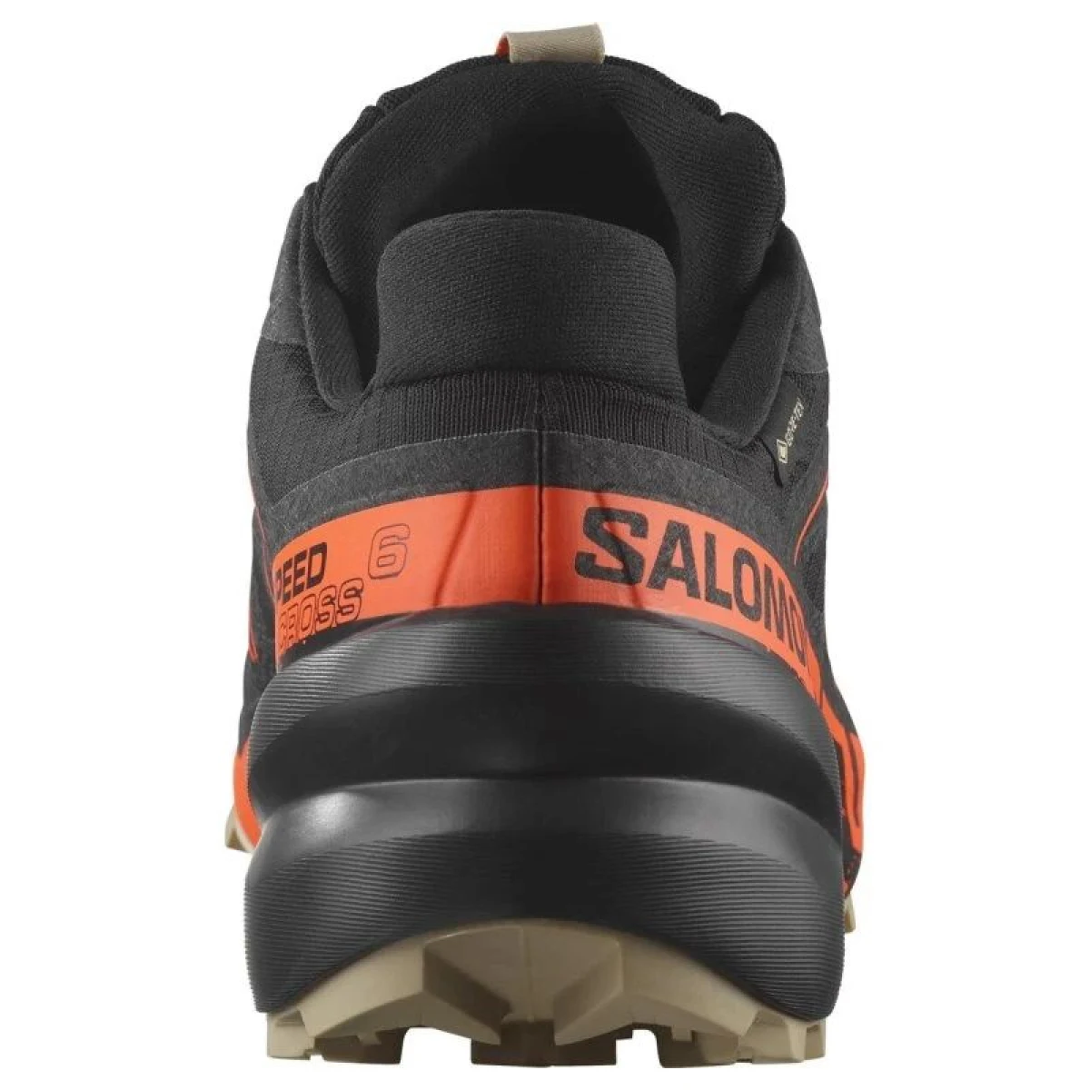 Pánska bežecká trailová obuv SALOMON Speedcross 6 GTX M black shocking orange white · záber 4