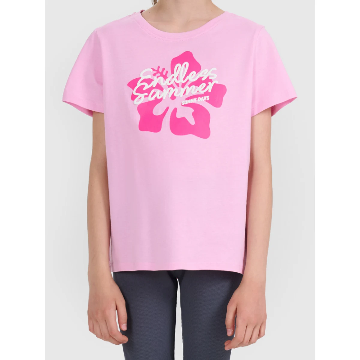 Dievčenské tričko s krátkym rukávom 4F JUNIOR TSHIRT F2938-56S-LIGHT PINK · záber 2