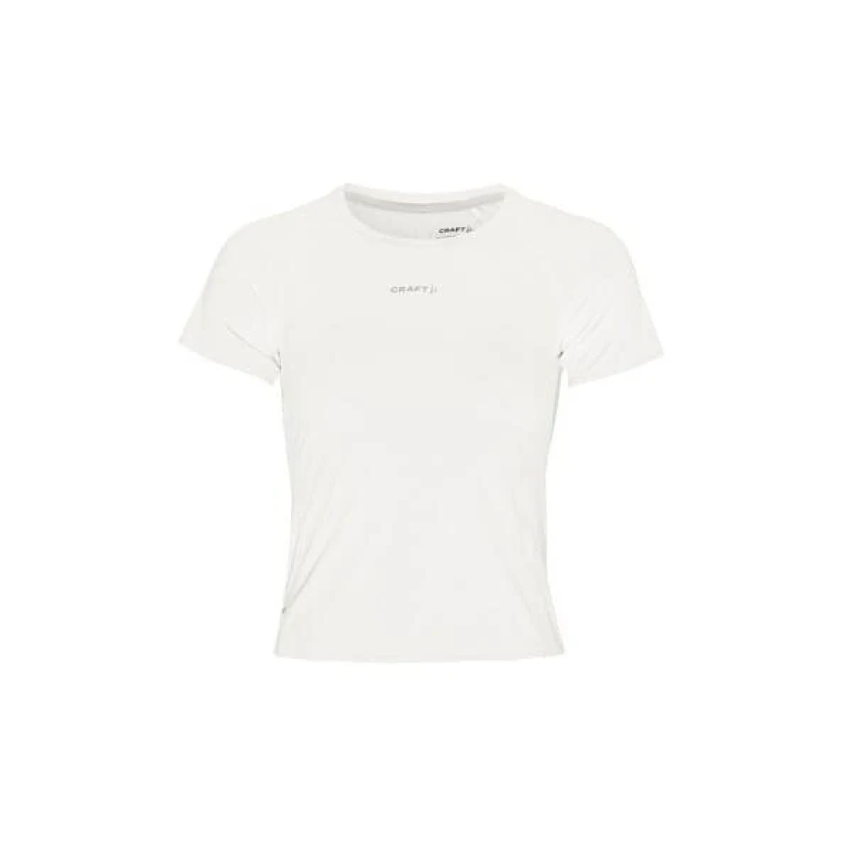 Dámské tréninkové tričko s krátkým rukávem CRAFT T-Shirt Hypervent Cropped - Velikost: M | Barva: biela · záber 1