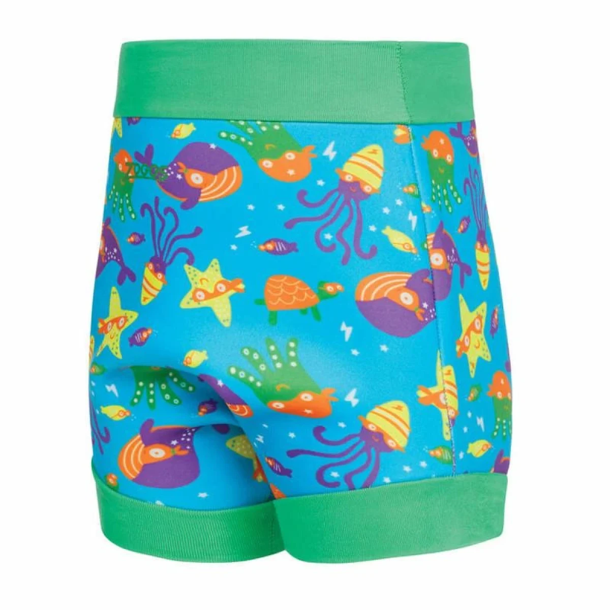 ZOGGS Chlapecké neoprenové plavky SWIMSURE NAPPY SUPER STAR - Barva: Modrá · záber 1