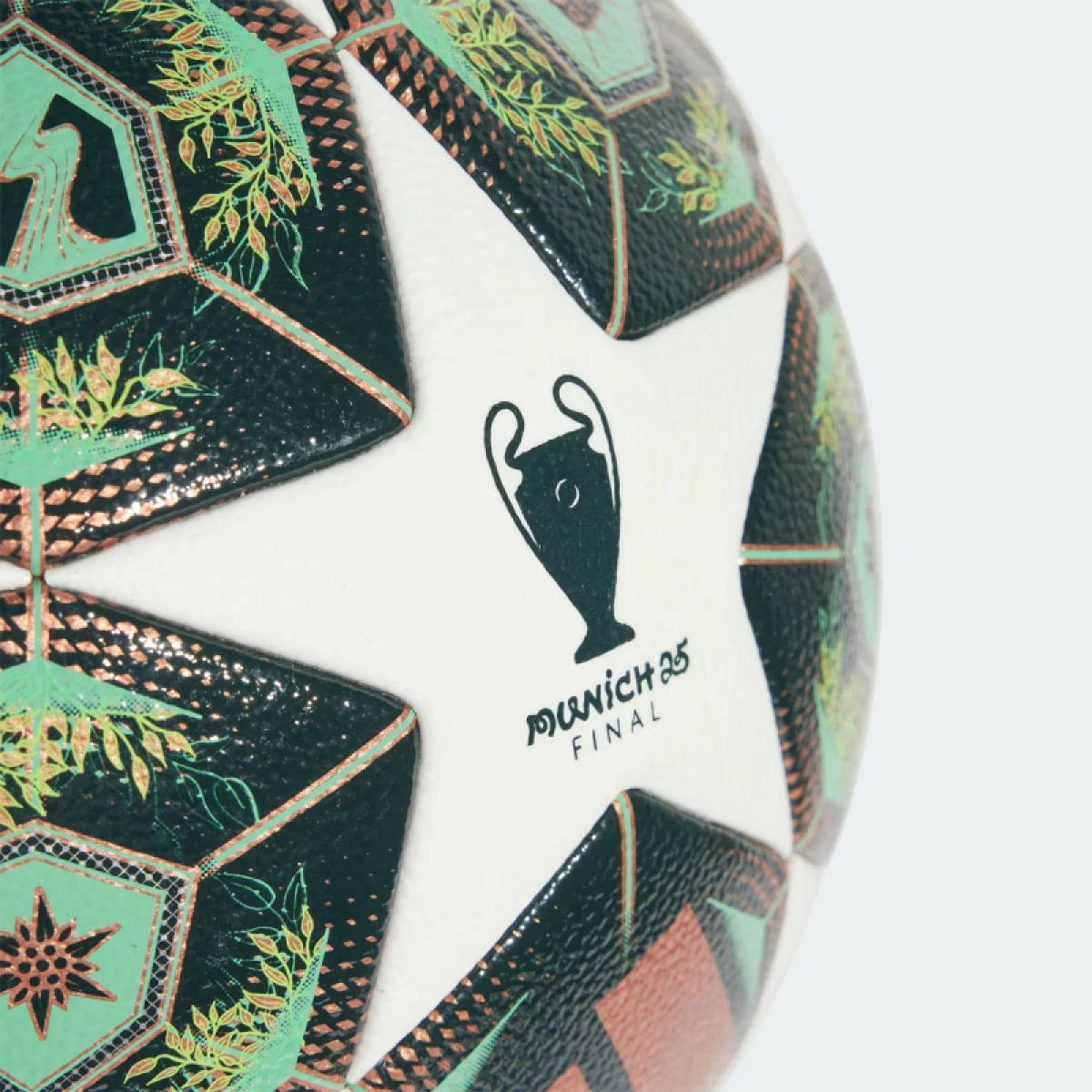 Fotbalový míč ADIDAS UCL COM WHITE SHAGRN SSLIME · záber 3
