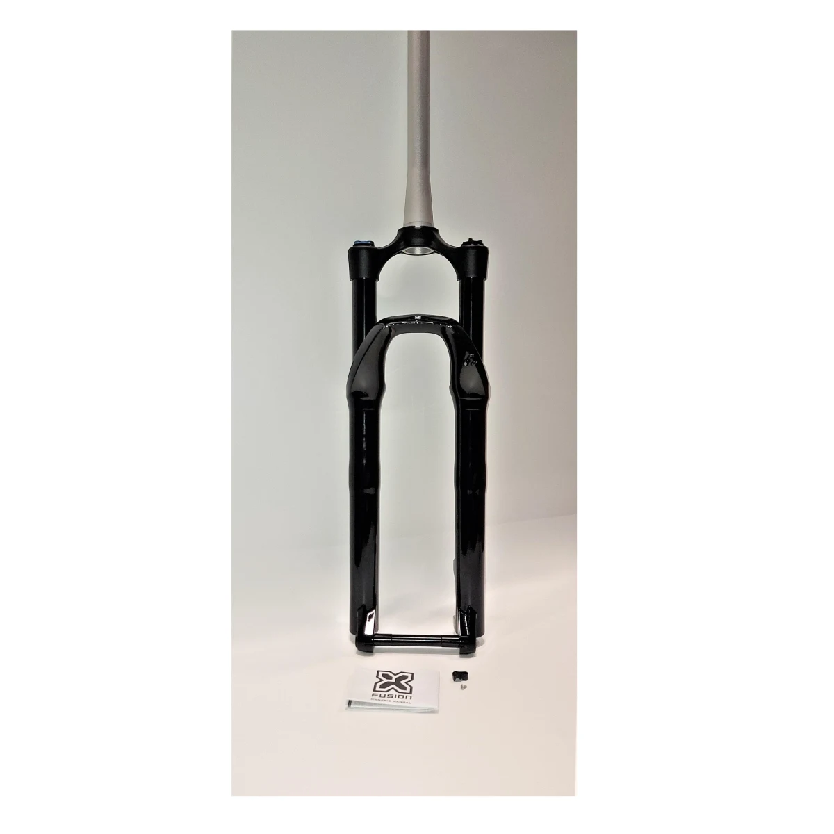 ROCKRIDER Vidlica X-FUSION 27,5" 1"1/8-1"1/5 120mm kotúč RC32 Boost 15×110 mm bez · záber 2