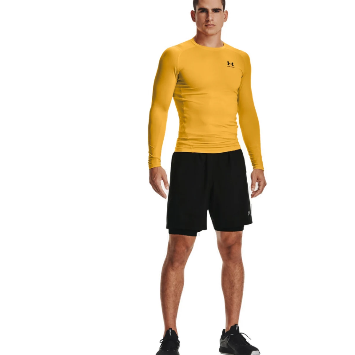 Pánské kompresní kraťasy UNDER ARMOUR UA HG Armour Shorts-BLK · záber 4