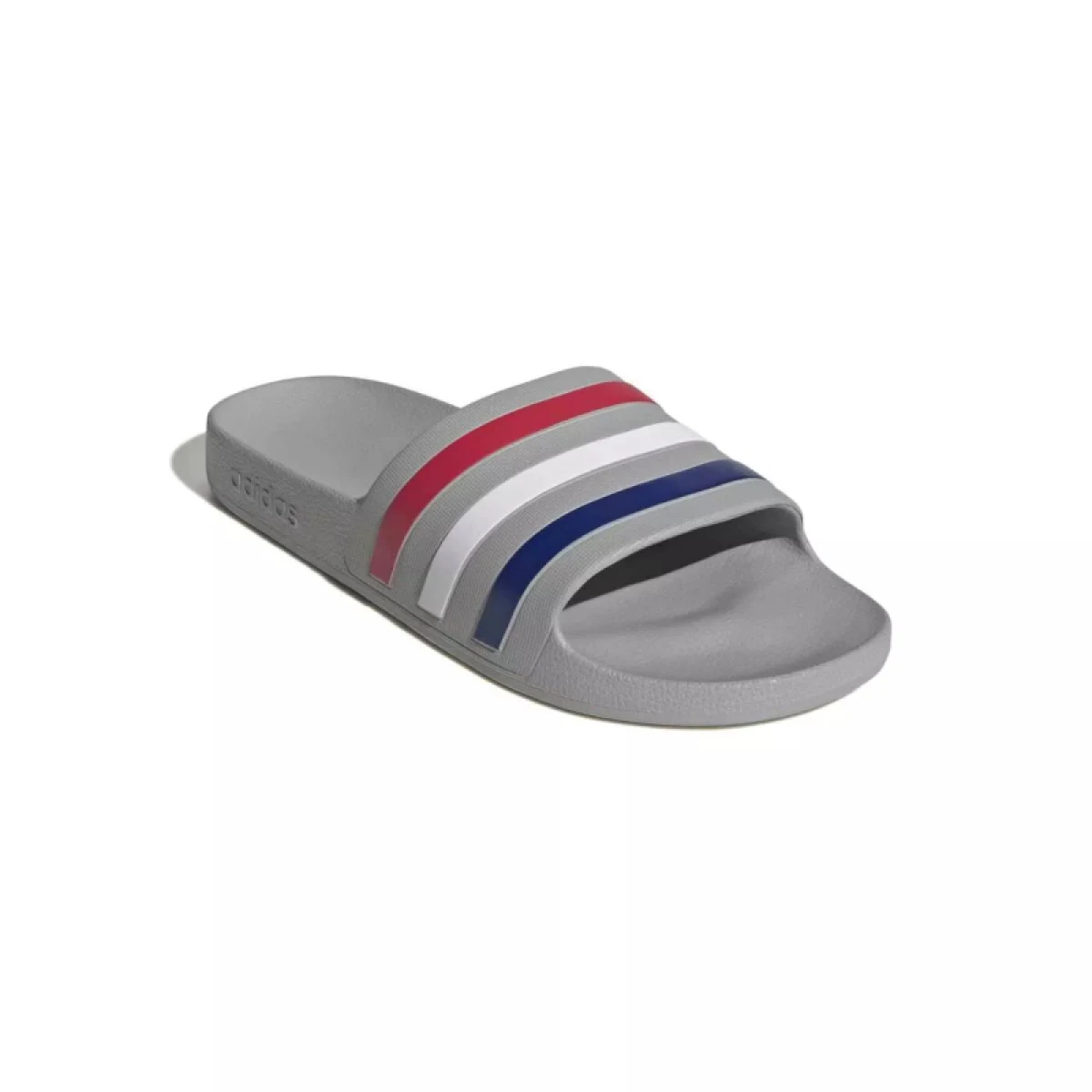 Pánske šlapky (plážová obuv) ADIDAS Adilette Aqua M grey two mystery ink pure ruby · záber 3