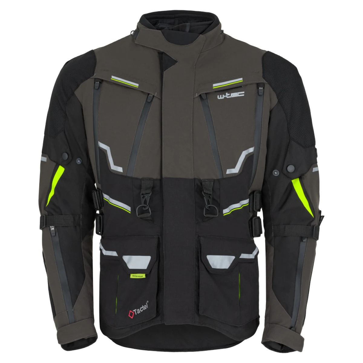 Moto bunda W-TEC Daimick Farba čierno-šedá, · záber 2