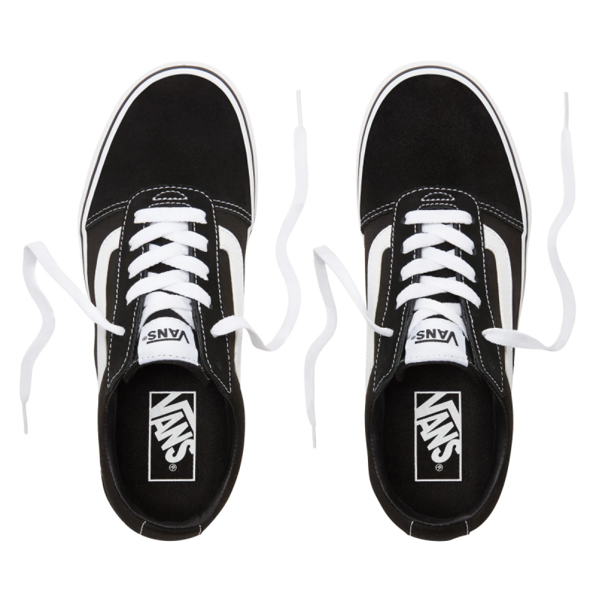 Dámská rekreační obuv VANS WM Ward-(SUEDE CANVAS)BLACK WHITE · záber 5