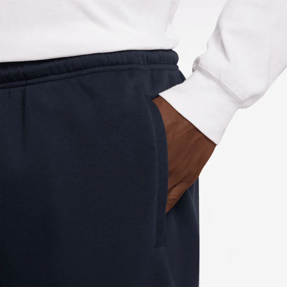 Pánske teplákové kraťasy NIKE M NK CLUB BB SHORT GX OBSIDIAN OBSIDIAN WHITE · záber 5