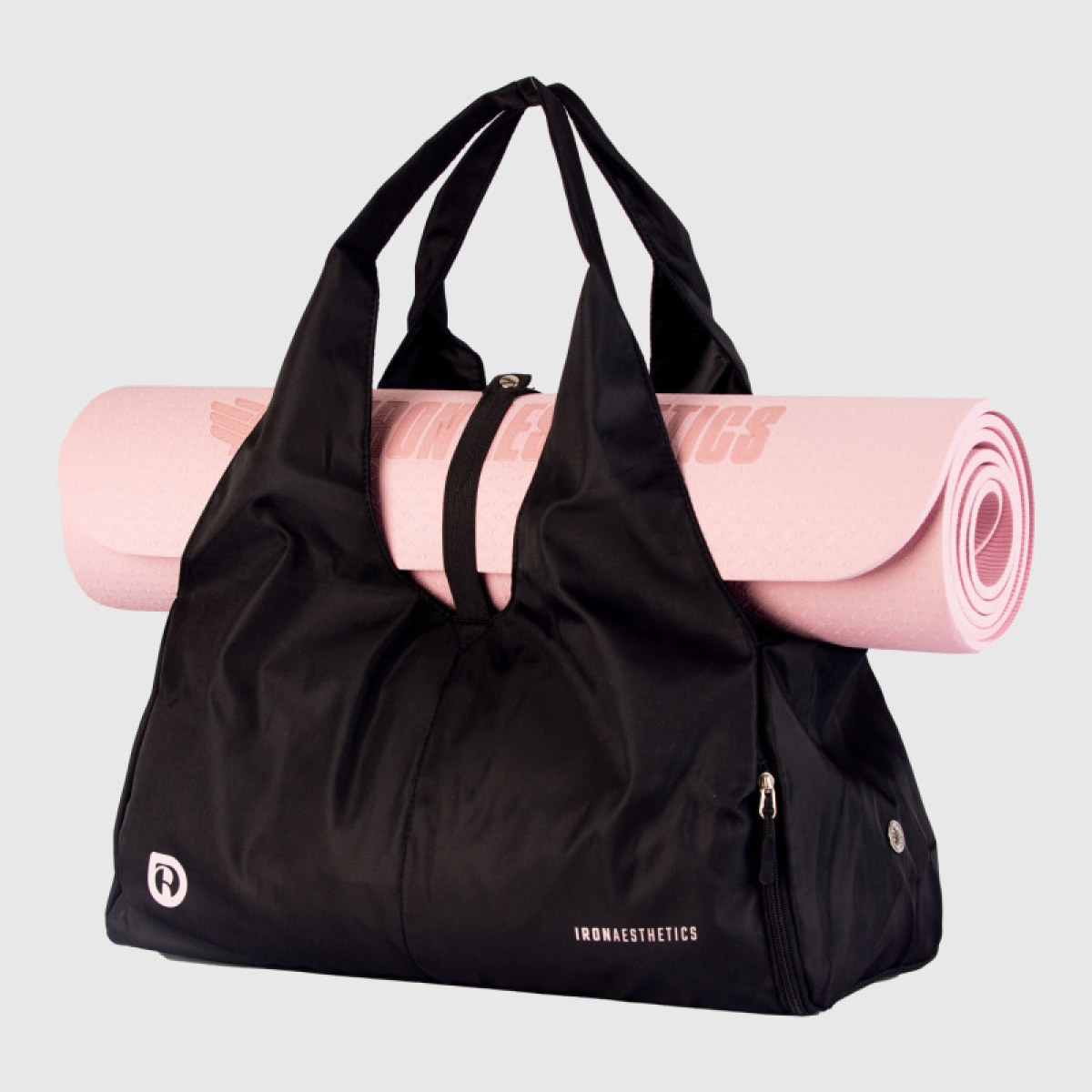 Taška na jogu Iron Aesthetics Asana, čierna · záber 3