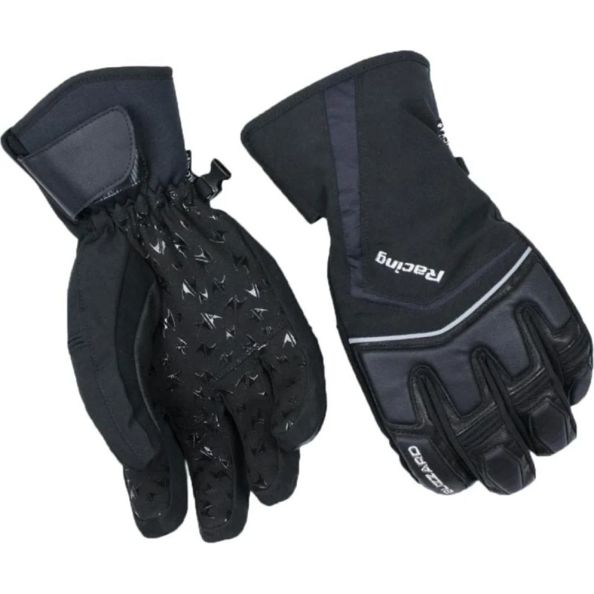 Lyžařské rukavice BLIZZARD Racing ski gloves, black silver · záber 3