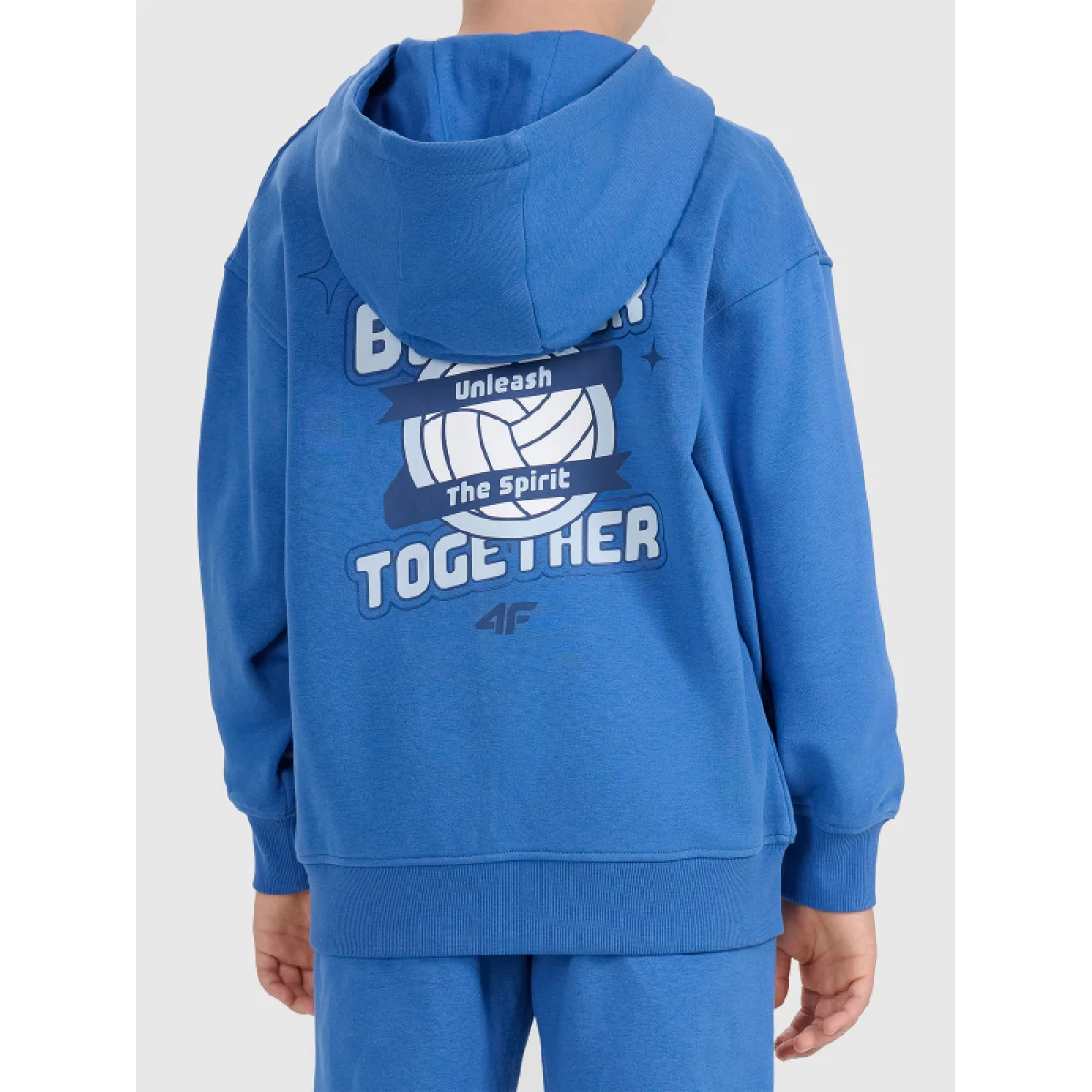 Chlapčenská mikina so zipsom 4F JUNIOR SWEATSHIRT M2326-32S-DENIM · záber 3