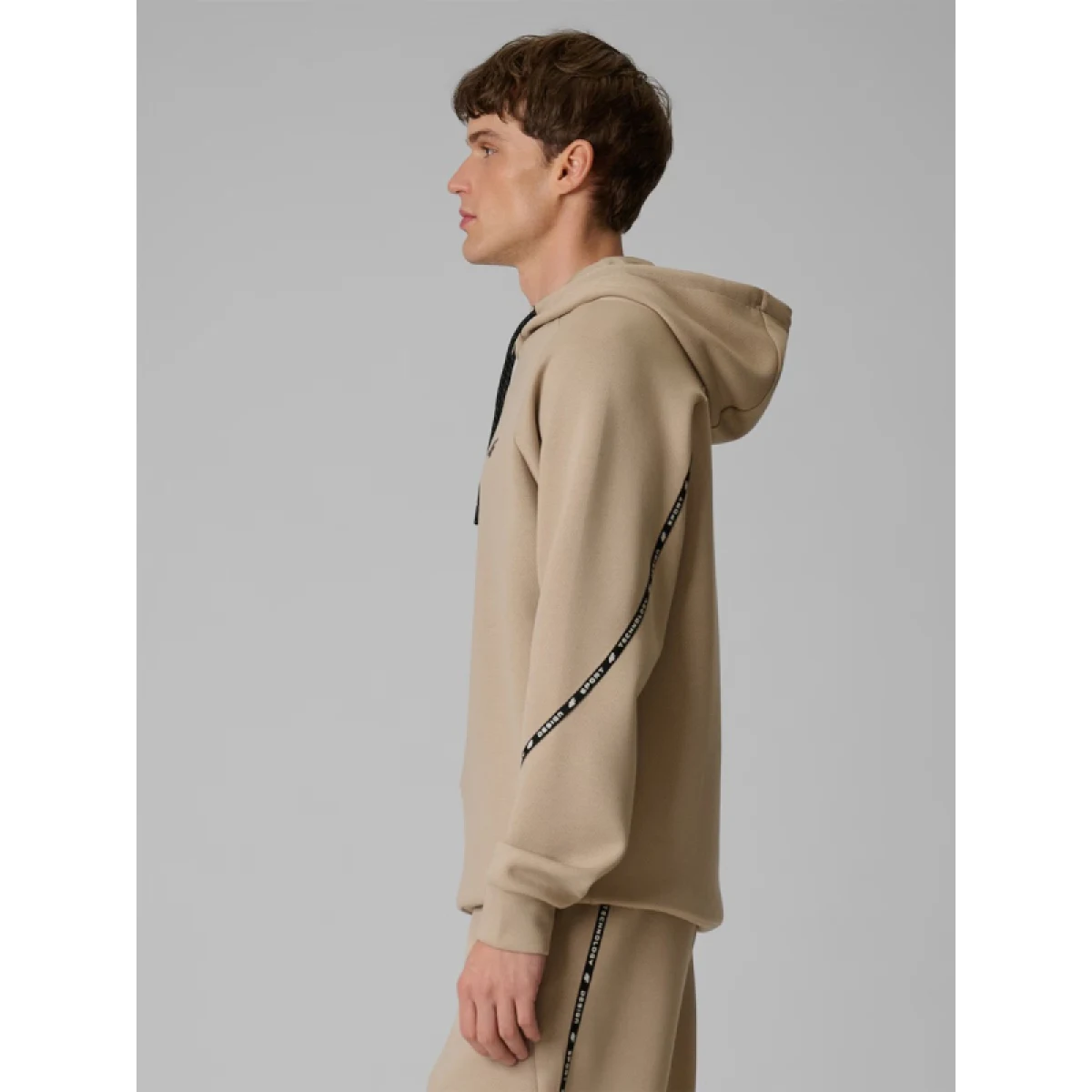 Pánska mikina s kapucňou 4F SWEATSHIRT M2238-83S-BEIGE · záber 3